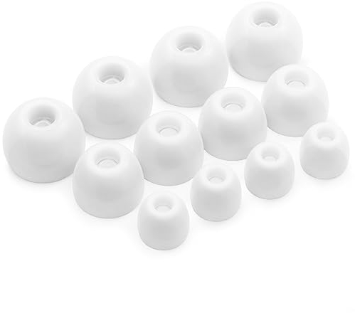 Okuli Set of 12 Silicone EarBuds Ear Tips For Samsung Galaxy Buds 2 Earphones in White