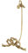 LOVIVER Tea Cup and Plate Display Stand Brass Holder Retro Decoration Cup Drainer Stand for Collectible Teacups and Saucers, Small