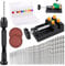 Handbohrer Set 62 Stück, 48 Mini Bohrer 0.5-3.0 mm, 10 PCB Bohrer Bit Set 0.3-1.2mm, Handbohrer mit Schraubstock, Handbohrer Basteln für DIY Drilling Holz Schmuck Kunststoff