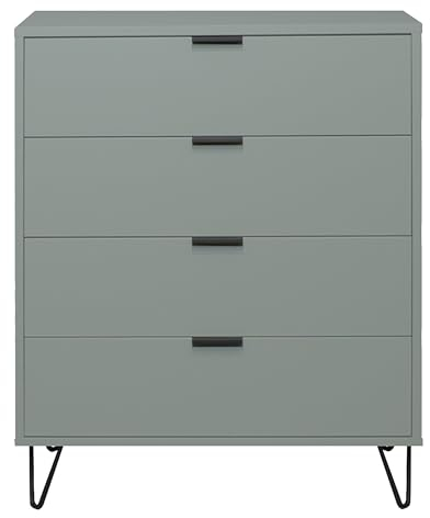 Kommode >Bonnie< in Pine Green matt Lack - 81x100x45cm (BxHxT)