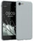 kwmobile Case Compatible with Apple iPhone SE (2022) / iPhone SE (2020) / iPhone 8 / iPhone 7 Case - Slim Protective TPU Silicone Phone Cover - Grey