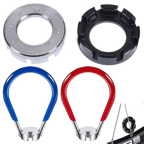 Llave de Radio de Bicicleta,Llave de Radio,Bici Bicicletas de Ruedas Rayos,Llave para Enroscar Pernos,Llaves para Radios Bicicleta,Vías Bicicleta Herramienta de Reparación