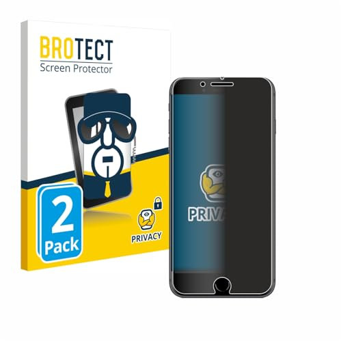 brotect (2 Pack Privacy Screen Protector compatible with Apple iPhone 8 Plus [Anti-Spy, Protection-Film, Blue Light Filter]