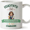 MUGFFINS Tazas para FUNCIONARIA mujer - En Catalán - Millor Univers Trofeu - 11 oz / 330 ml - Regalo original y divertido