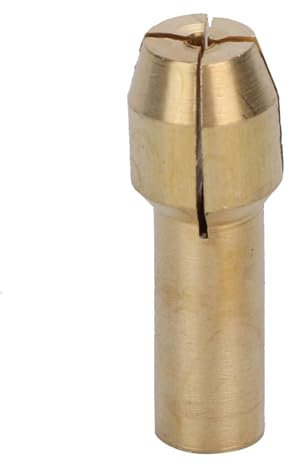 Haofy 10 Pieces Mini Brass Socket Chucks for Electric Grinder Tool Drill Chuck Set [Professional Workbench] Golden (Haofyg8vbiu1073-01)