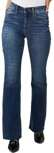 TDEOK Jeanshosen Herren Stretch Damen-Jeans, dehnbar, Stadeke-Jeans, klassisch taillierte Flare-Jeans, Junior-Jeans Jeanshose Damen Sexy Billig (Dark Blue, XXXL)
