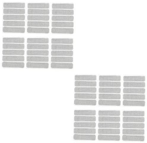 Zerodeko 2 Sätze Fenstergitter Klebeband Reparieren Bildschirm Ersatz Patch Glasfaser-siebband Mesh-reparaturband Mesh-aufkleber Dunkelgrau 10 Stück * 2
