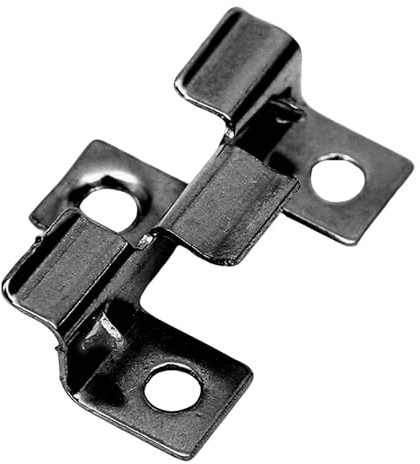 100 Stück Terrassenclips Edelstahl, U-förmig WPC Clips, Befestigungsclip mit Widerhaken für WPC-Terrassendielen im Außenbereich für Bambusholzboden Verschluss, 4 mm Dehnungsfugen (Schwarz, 7mm)
