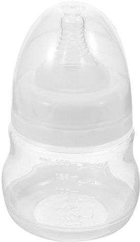 Toyvian Stillflasche mit Breitem Hals Ergonomisch Geformte Muttermilch aufbewahrung Langlebige freie Flasche für Abgepumpte Milch und Vielseitige Flüssigkeiten Einfach zu Reinigen