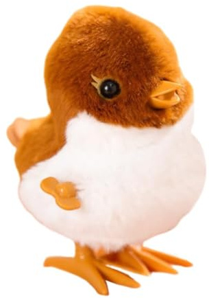 Küken Aufziehbares Spielzeug Ostern Aufzieh Huhn Osterküken Deko Osterdeko Küken Osterkorb Füllstoffe Kuscheltier Neuheit Gefülltes Plüschhühnchen Hüpfendes Aufziehspielzeug Osterei (Sperling)