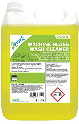 2WORK 2W76015 Glass wash Machine Cleaner, 5 L