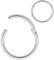 (0.8/7mm) Nasenring Hoop 316L Chirurgenstahl Knorpelohrring Septum Clicker Ring Edelstahl Klappbarer Segmentring Lippenring Conch Daith Helix Rook Tragus Lobe Snug Ear Body Piercing Schmuck