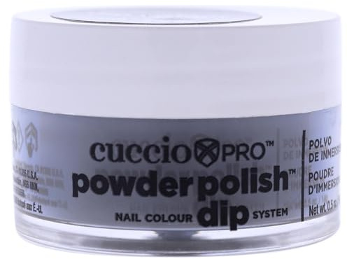 Cuccio - Pro Powder Polish Nail Colour Dip System - Noir Black - for Women - Nail Powder - 0.5 oz