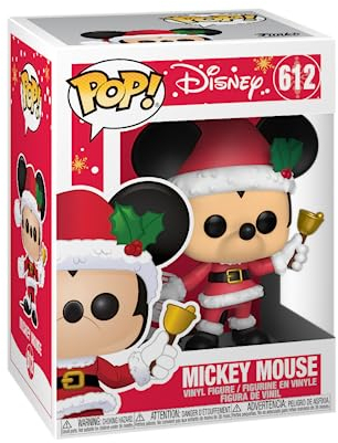 Funko Pop! Vinyl Disney: Holiday - Mickey Mouse - Vinyl-Sammelfigur - Geschenkidee - Offizielle Handelswaren - Spielzeug Für Kinder und Erwachsene - TV Fans - Modellfigur Für Sammler und Display