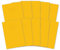 Hamelin - Quaderno per esercizi a righe con margine, formato A4, 8 mm, 48 pagine, Giallo, confezione da 10