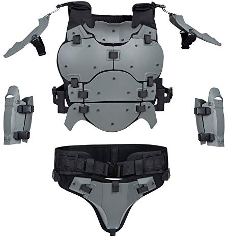 DETECH Airsoft Tactical Vest Warrior Verstellbarer Körperschutz Anzug Jagd Paintball Schutzträger Schießen Zubehör mit Taillengürtel