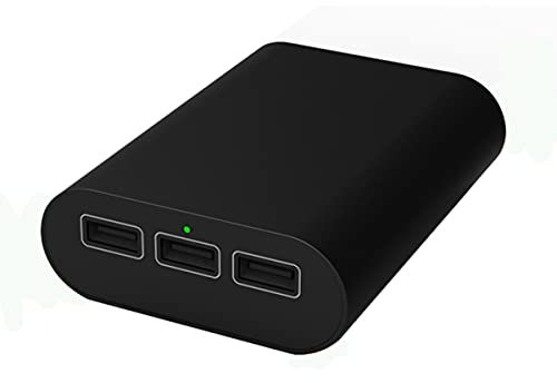 YONGYAO Autoladegerät 3-Port-Fahrzeugadapter für iPhone Ipad Mobile Samsung Mp4 GPS 2.4A 36W Intelligen - Schwarz