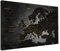 LANA KK - Premium Pinnwand Europakarte - Noir - Deutsch - in 100 x 70 cm, stabile Rückwand zum Pinnen inkl. Starterkit - Leinwand-Kunstdruck Wandbild Landkarte XXL
