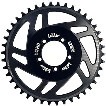 windmeile | Lekkie Bling Ring Kettenblatt, 42T, für Bafang BBS03 BBSHD, Kettenring, Chain Ring, Fahrrad, E-Bike, Pedelec