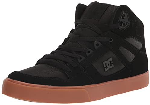 DC Shoes Herren Pure High-top Wc Schuh, Black Gum, 48.5 EU