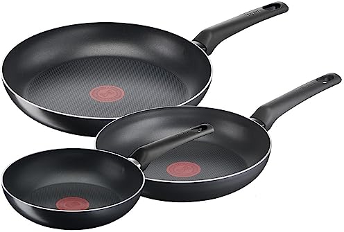 JUEGO DE 3 SARTENES TEFAL SIMPLE COOK B55691 20/24/28 CM