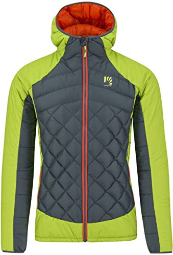 KARPOS 2500580-043 LASTEI ACTIVE PL.JKT Giacca Uomo DARK SLATE/LIME GREEN Taglia XXL
