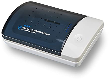 Kapak Electronic Ultraviolet C Cleaner and Dryer for Hearing Aid and Dehumidifier, Automatic Dry Case