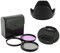Objektivdeckel Gegenlichtblende UV CPL FLD Filterset, for Nikon D600 D3200 D3100 D7000 D5100 D80 DSLR-Kamera 49 52 55 58 62 67 72 77 mm (Size : 62mm)