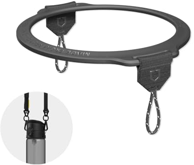 RhinoShield AquaStand Flaschenhalterung| Lanyard Adapter für AquaStand Magsafe-kompatible Trinkflasche, langlebig, aus recycelten Materialien - Schwarz