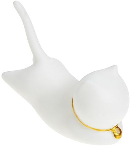 CORHAD Räucherstäbchen aus Sandelholz Räucherofen Räucherstäbchenbrenner Animal Figures inneneinrichtung Tee-Kunst Weihrauchbrenner aus Keramik Tee-Haustier-Ornament Weiß