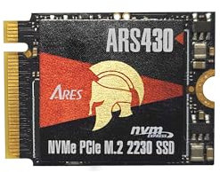 DATO 2TB M.2 2230 SSD, PCIe Gen 4x4 NVMe Internal Solid State Drive with Heatsink, Up to 5000/3200 MB/s, Compatible with Steam Deck, ROG Ally, Surface Pro, Mini PCs, Ultrabook, ARES ARS430