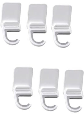 Mikinona 6stücke Wandmontierte Klebehaken Für Mops Für Bad Küche Und Mehr Ohne Bohren Stark Haftend Und Weiß