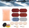 Tongdejing Glass Polishing Kit, 39Pcs/Set, Cerium Oxide Polishing Powder, Felt Polishing Pad & Wheel, Auto Window Repair, Car Detail Polishing, Glass Scratch Remover