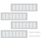 4 rejillas de ventilación de aluminio, 80 x 300 mm, zócalo, rejillas de ventilación y rejillas, rejillas de ventilación rectangulares, para zapatero, baño, cocina, salón (4 Pack)