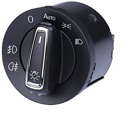 WUPEDI Auto Kopf Nebelscheinwerfer Controller Schalter Licht Sensor Modul, for Golf, 6 Scheinwerfer-Steuerschalter