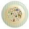 Rice Melamin Tiefer Teller Mint - Fun Fair Print - Rund Kinderteller Campinggeschirr Kindergeschirr Bruchfest Speiseteller Kinder Camping Bruchsicher BPA-Frei Ø 20 cm