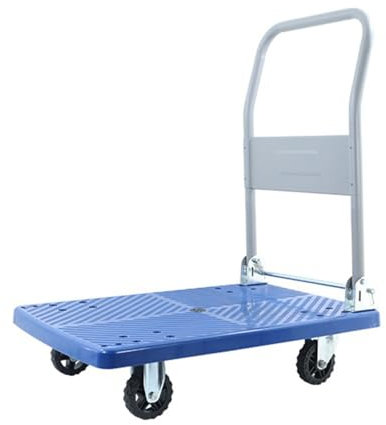 Robuster Flachbettwagen, Transportwagen, Werkzeugwagen, zusammenklappbar, Sackkarre