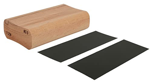 Blocco Di Levigatura Del Raggio In Legno Per Tastiera Di Chitarra Con Superficie Liscia Ideale Per Liutai E Appassionati Dimensioni 7 25 E 5 Pollici