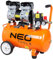 NEO TOOLS Compressore ad aria compressa silenzioso e senza manutenzione, 24 l, motore a induzione per un funzionamento silenzioso, 8 bar, ideale per officina, garage e fai da te, versatile