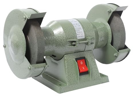 Loobiiny Elektrisch Poliermaschine,Tisch Polierer,Polishing Machine FüR Schmuck,125 Mm Schleifscheiben,250w 2800rpm