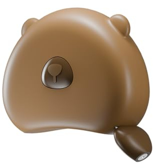 Mètre ruban rétractable 150 cm pour couture, brun | Ruban souple et rétractable pour mesures du corps, couture et retouches, compact et facile à lire