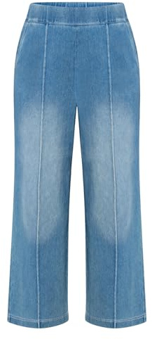 zero Damen Jeans elastischer Bund 26 Inch 34, Blue Denim