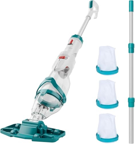 STARRYBOT Cordless Pool Vacuum, 72L/min, Telescopic Pole