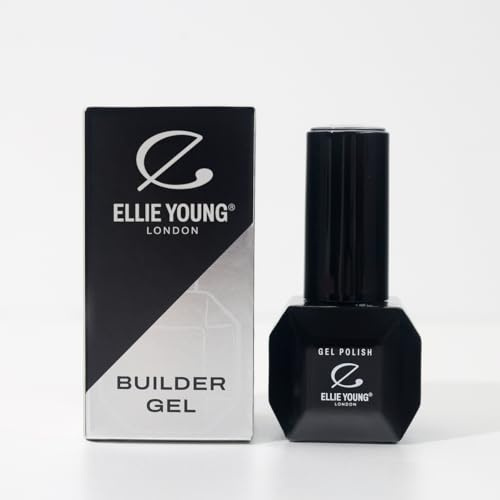 Ellie Young Builder Gel for Nails–Universal Self-Leveling Nail Gel for Extensions, Lightweight Formula, Lasts Up to 4 Weeks for Natural Nails, Acrylics & Nail Tips – UV LED Lamp Required