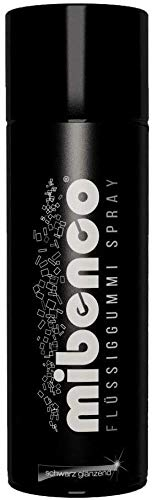 mibenco Flüssiggummi SpraySprühfolie Schwarz Matt 400 ml