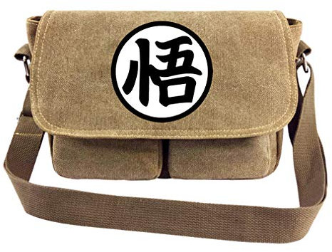 WANHONGYUE Dragon Ball Anime Kleine Umhängetaschen Leinwand Kuriertasche Mini Schultertasche Messenger Bag Geldbörse 2