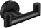 Angle Simple K7083B Double Towel Hook, Stainless Steel, Matte Black, Modern, 2 Hooks, Wall Mount, 3-13/16 x 2-3/8 x 1-7/8 (97 x 60 x 48mm), Bathroom Towel Hooks