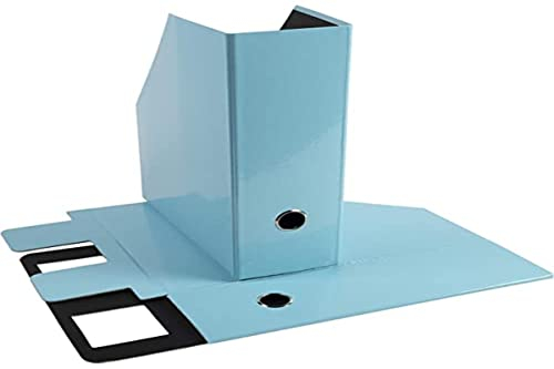 Exacompta 90560E 2er Pack Premium Stehsammler Aquarel aus stabilem Karton mit laminiertem Papier überzogen DIN A4 10cm Rückenbreite 2 Stück in gleicher Farbe, Zufallsfarbe