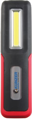Kunzer PL-993 Arbeitslampe mit COB-Technik Werkstatt-Leuchte mit bis zu 150lm, 3,5h Leuchtdauer und Magnet