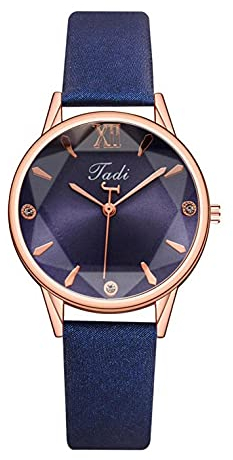 Uhr Damen Armbanduhr Damenuhren Quarzuhr Watch für Frauen Damen, Damen Damen Leder Quarz Analog Kleid Armband Armband Quarzuhr Mädchenuhr Damenuhr